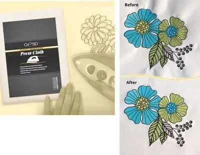 OESD Embroidery Pressing Cloth