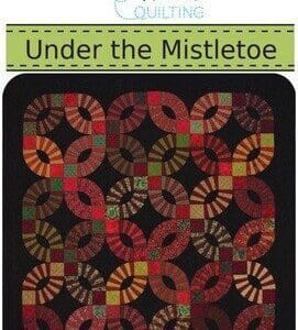 A poster of under the mistletoe in Black, red ang gtrrn