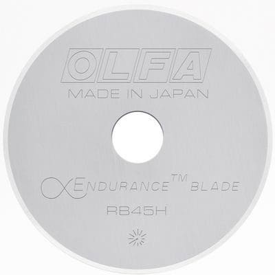 Olfa Rotary Blades 45mm with white background