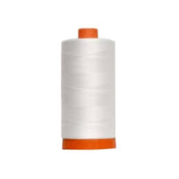 Aurifil Cotton Mako Thread 50WT 1300M - White